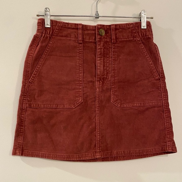 American Eagle Outfitters Betty Cooper Super Stretch Corduroy A-Line Skirt - Picture 4 of 10